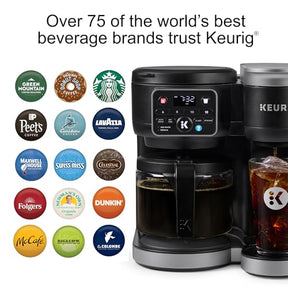 Keurig K-Duo Hot &amp; Iced Einzelportions- und Karaffe-Kaffeemaschine, MultiStream-Technologie, 72-oz-Tank (Gen 2)