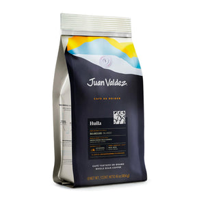 Juan Valdez Huila Medium Roast Whole Bean Coffee, Origin Selection, Colombian Coffee, Balanced and with residual sweet notes, medium acidity, intense fragrance, Certified Humane, Rainforrest, Halal, Kosher, BASC, OEA