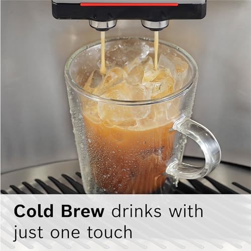 Bosch TQU60307 800er Serie VeroCafe Espressovollautomat mit Home Connect, 36 Getränkesorten mit Kaffeewelt, Doppeltasse, integrierte Milch