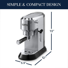 De'Longhi EC680M Espresso, Stainless Steel, Silver