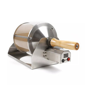 lkoewqzamx Coffee Bean Roaster, Roasting Machine, Nuts Home Coffee shop, Wooden handle, Glossy Outlook, Clear Vision, 110V