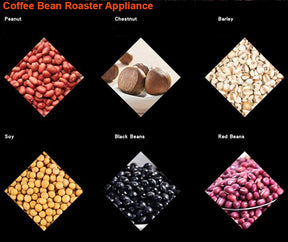 TOPCHANCES Coffee Roaster,110V Electric Coffee Bean Roaster Machine for Home Use,Household Peanut Nuts Coffee Roaster Roasting Machine