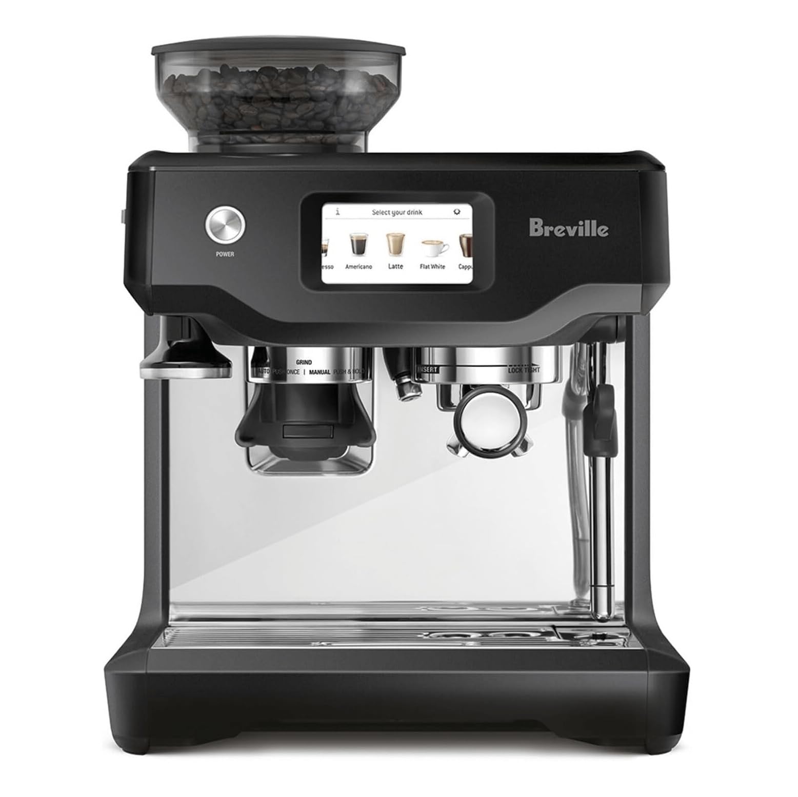 Breville Barista Touch Espressomaschine BES880BTR, Black Truffle