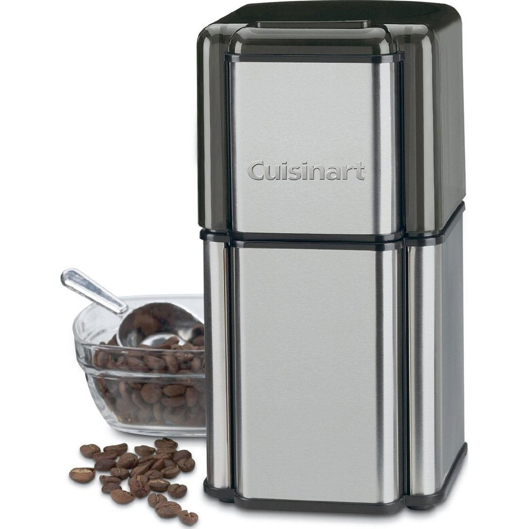 Cuisinart DCG-12BC グラインド セントラル コーヒーグラインダー、ブレード、シルバー