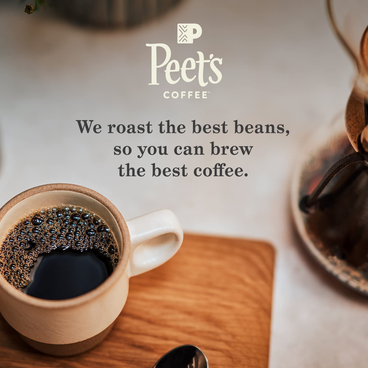 Peet's Coffee, dunkel gerösteter Kaffee aus ganzen Bohnen – Espresso Forte, 32-Unzen-Beutel