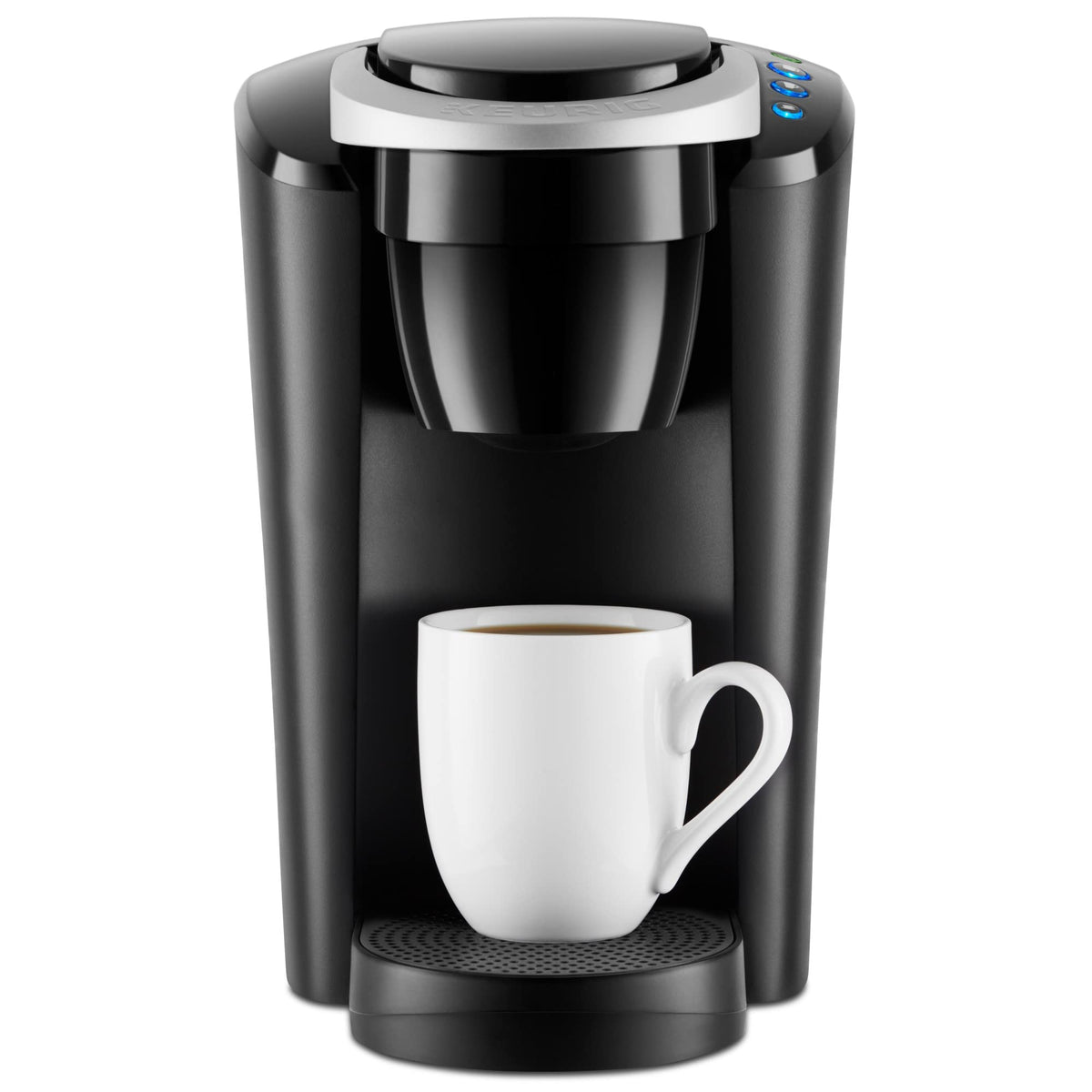 Keurig K-Compact Einzelportions-K-Cup-Pad-Kaffeemaschine, mit 3 Brühgrößen, Smart Start-Funktion, abnehmbarem 36oz-Tank, schwarz