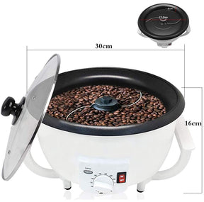 TOPCHANCES Coffee Roaster,110V Electric Coffee Bean Roaster Machine for Home Use,Household Peanut Nuts Coffee Roaster Roasting Machine