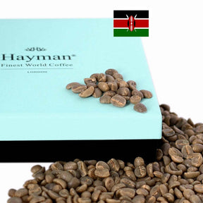 Hayman Coffee, 100% Kenya Kamwangi AA Kirinyaga Coffee Beans, Green Coffee Beans To Roast With Coffee Roaster Machine, 16oz/454g (Pack of 1) | Kenyan Coffee, Unroasted Coffee Beans