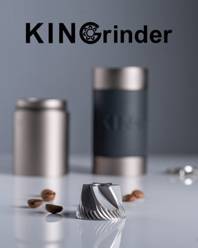 【Berühmte KOL-Empfehlung】 KINGrinder K2 Manuelle Handkaffeemühle mit geradem Griff für French Press, Filterkaffeemaschine, Espresso mit konischer Mahlwerkmühle aus Edelstahl für gleichmäßige Montage, 25 g Fassungsvermögen