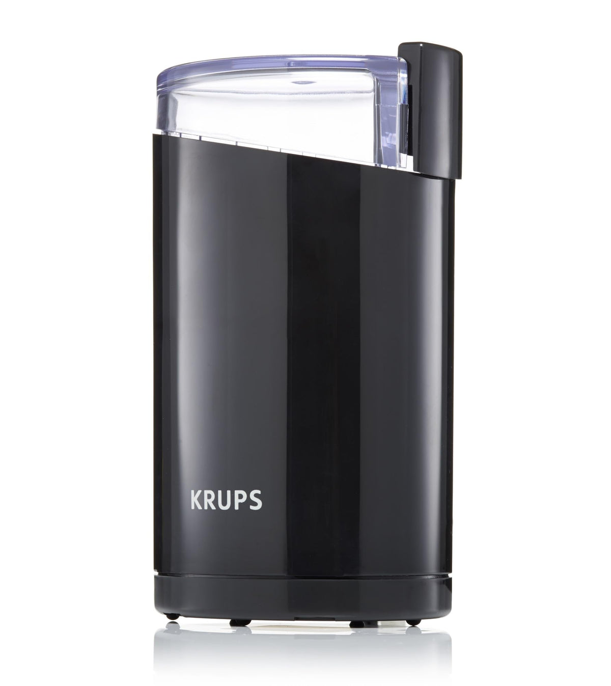 KRUPS 精密コーヒー&amp;スパイスグラインダー: 3 オンス容量、200W モーター、均一な粉砕のためのステンレススチールブレード - コーヒー豆、スパイス、ハーブ、ナッツなど多用途に使用可能 (ブラック)