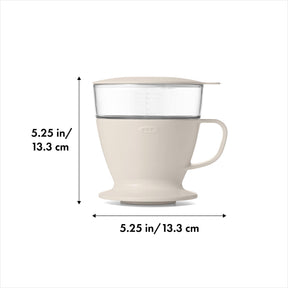 OXO Brew Single Serve Pour-Over Coffee Maker, 12 ounces, White