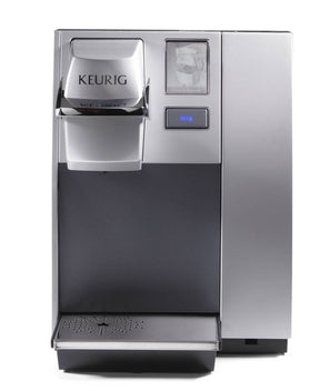 Keurig K155 Office Pro Einzeltassen-Kaffeemaschine für gewerbliche K-Cup-Pads, silber