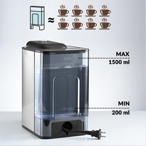 Mecity Kaffeemaschine 3-in-1 Einzelportions-Kaffeemaschine, Kompatibel mit K-Cup-Kapseln, Instant-Kaffeekanne, Teemaschine, 6,8,10 oz Tasse, Abnehmbarer 50 oz Wasserbehälter, 120 V 1150 W