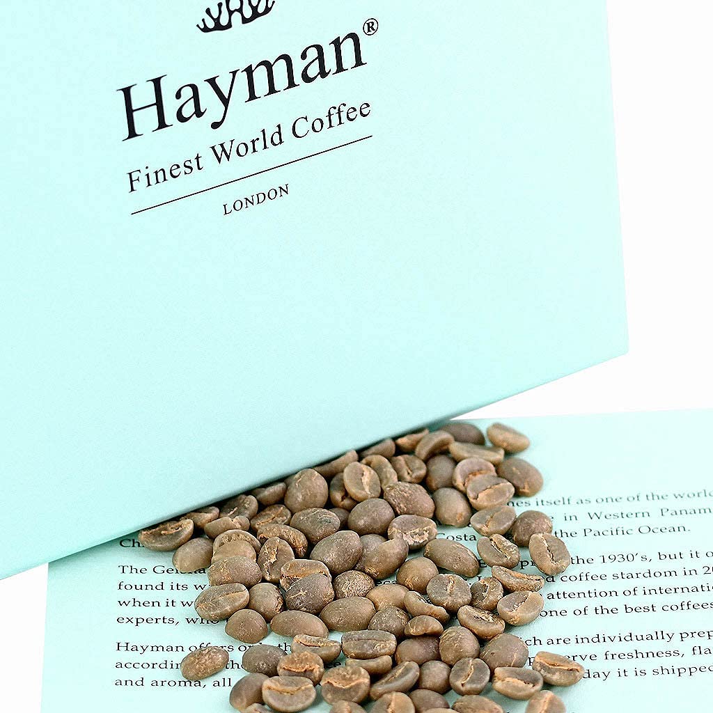 Hayman Coffee, 100% Kenya Kamwangi AA Kirinyaga Coffee Beans, Green Coffee Beans To Roast With Coffee Roaster Machine, 16oz/454g (Pack of 1) | Kenyan Coffee, Unroasted Coffee Beans