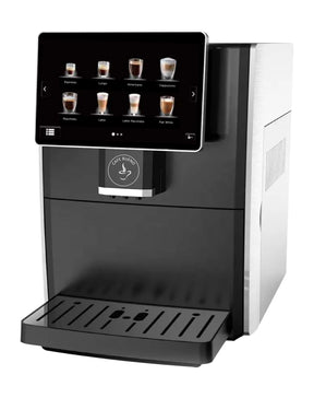 Cafe Bueno Super Automatic Espresso & Coffee Machine - Durable Automatic Espresso Machine With Grinder and Milk Frother For Latte, Cappuccino, Macchiato - 19 Coffee Recipes