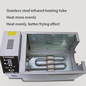 JYXYXSCP コーヒー豆焙煎機、ステンレススチール加熱管付き電動ナッツ焙煎機、温度調節可能、均一な焼き上がり、7分急速加熱 (タイプ5)