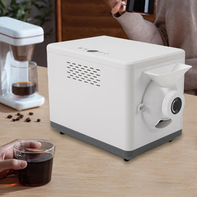 FXEIPOL Automatische Kaffeeröstmaschine, 9,51 QT, elektrische Kaffeeröstmaschine, kommerzieller Kaffeebohnenröster, 212–482 °F, Temperaturregelung, Kaffeeröster für Kastanien, Kakaobohnen