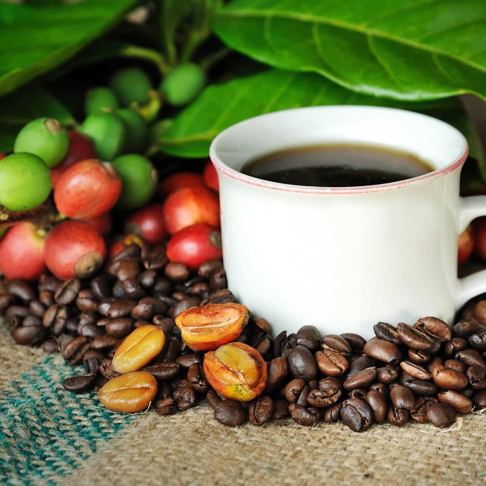 100% Hawaiian Kona Coffee - Whole Bean - Medium Roast - 1 lb (16oz) - Farm Fresh - Private Reserve - Grown and Packaged on the Big Island of Hawaii - Keokea Coffee Co.