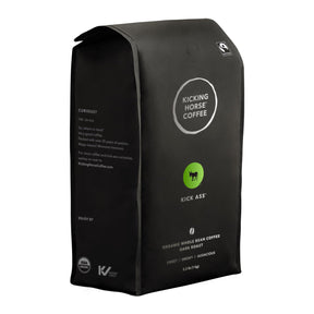 Kicking Horse Coffee, Kick Ass, Dark Roast, Whole Bean, Certified Organic, Fairtrade, Kosher Coffee, 2.2 Lb, 35.2 Ounce