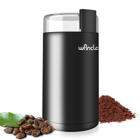 Coffee Grinder, Wancle Electric Coffee Grinder, Spice Grinder, One Touch Coffee Mill for Beans, Spices and More, with Clean Brush Black