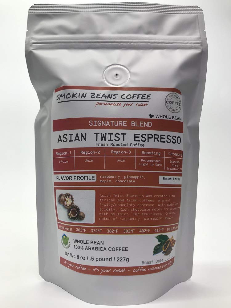 7 Espresso Blends Combo Bean Box (Fresh Roasted Coffee) 7 bags 8oz each roasted-to-order daily various roasts whole bean we can grind, provide lighter or darker roast upon request message at checkout