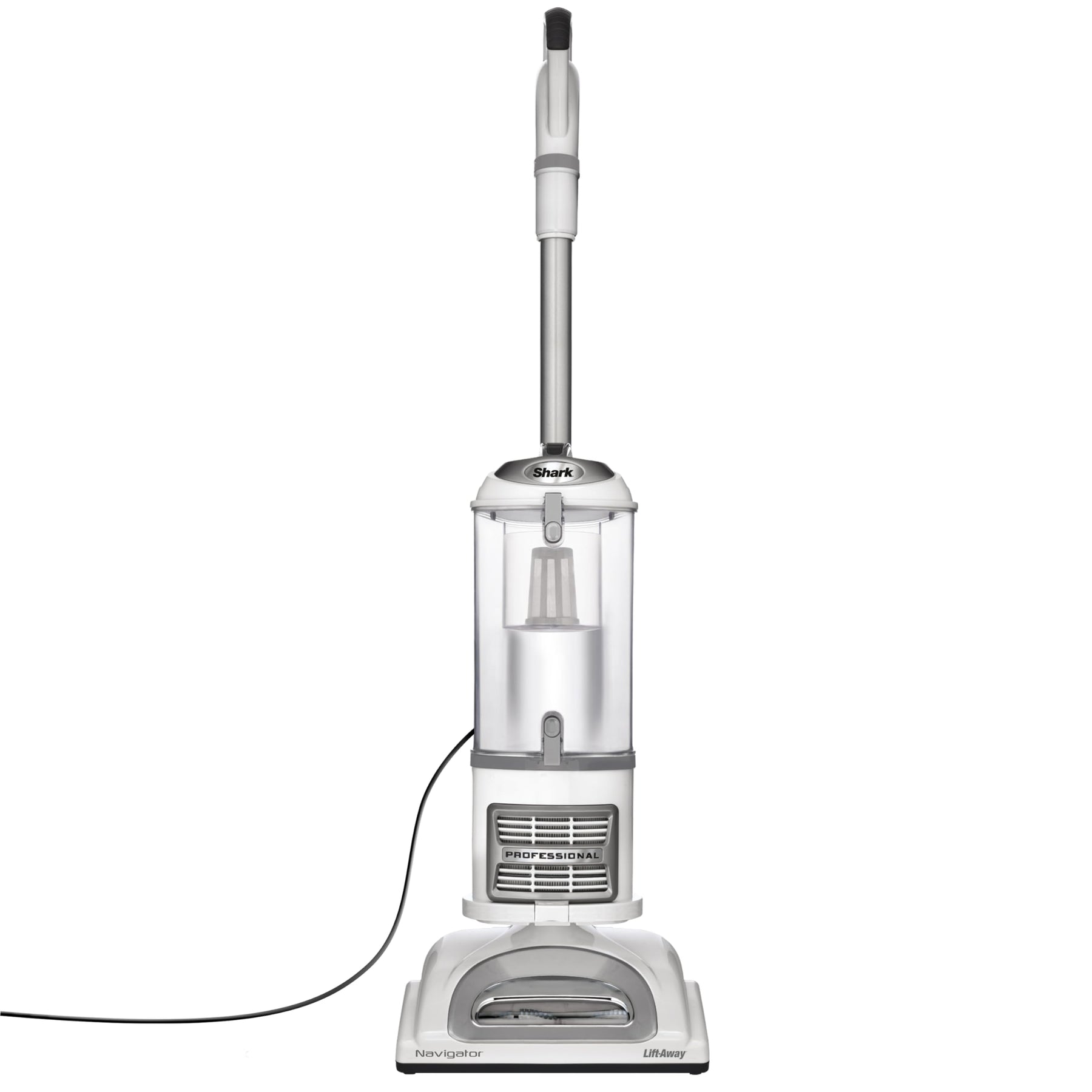 Shark Upright Vacuum, Navigator Lift-Away with Swivel Steering, HEPA Filter, XL Dust Cup, Pet Power, Dusting Brush, and Crevice Tool, Perfect for Pet Hair, White/Silver, NV356E