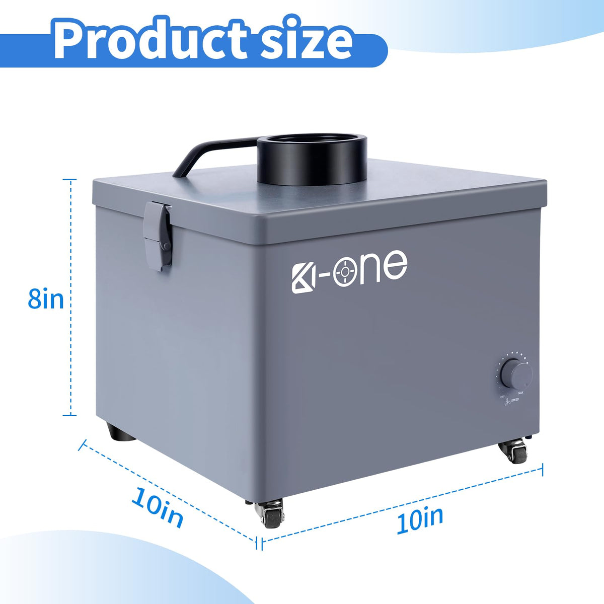 Solder Laser Fume Extractor,Smoke Purifier,Fume Extractor for Laser Engraving,Soldering Iron, Solder, Welding,Nail Salon, Dental Lab, Dust, Smoke Removal, 99.9% Purification Strong Suction