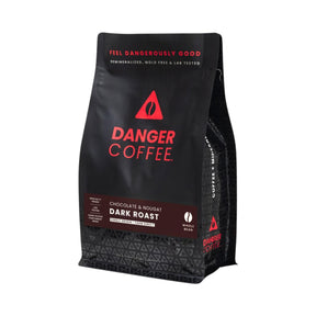 Danger Coffee von Dave Asprey, remineralisierter, schimmelfreier und im Labor getesteter Kaffee aus ganzen Bohnen, dunkle Röstung, 10,9 Unzen