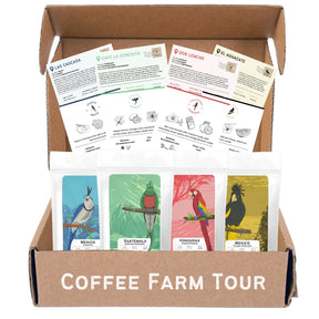 Canopy Point Coffee | Whole Bean Coffee | Coffee Bean Sample Pack | Gourmet Coffee Sampler | Single Origin Coffee Gift Set | Sampler Gift Box Set | Coffee Gifts | Specialty Coffee Gift Basket | 4 Pack Variety Set Sampler (Whole Bean)