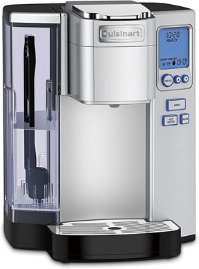 Cuisinart Kaffeemaschine, Einzelportions-Kaffeemaschine mit 72-Unzen-Behälter, programmierbare Brüh- und Heißwasserausgabe, Edelstahl, SS-10P1, Silber