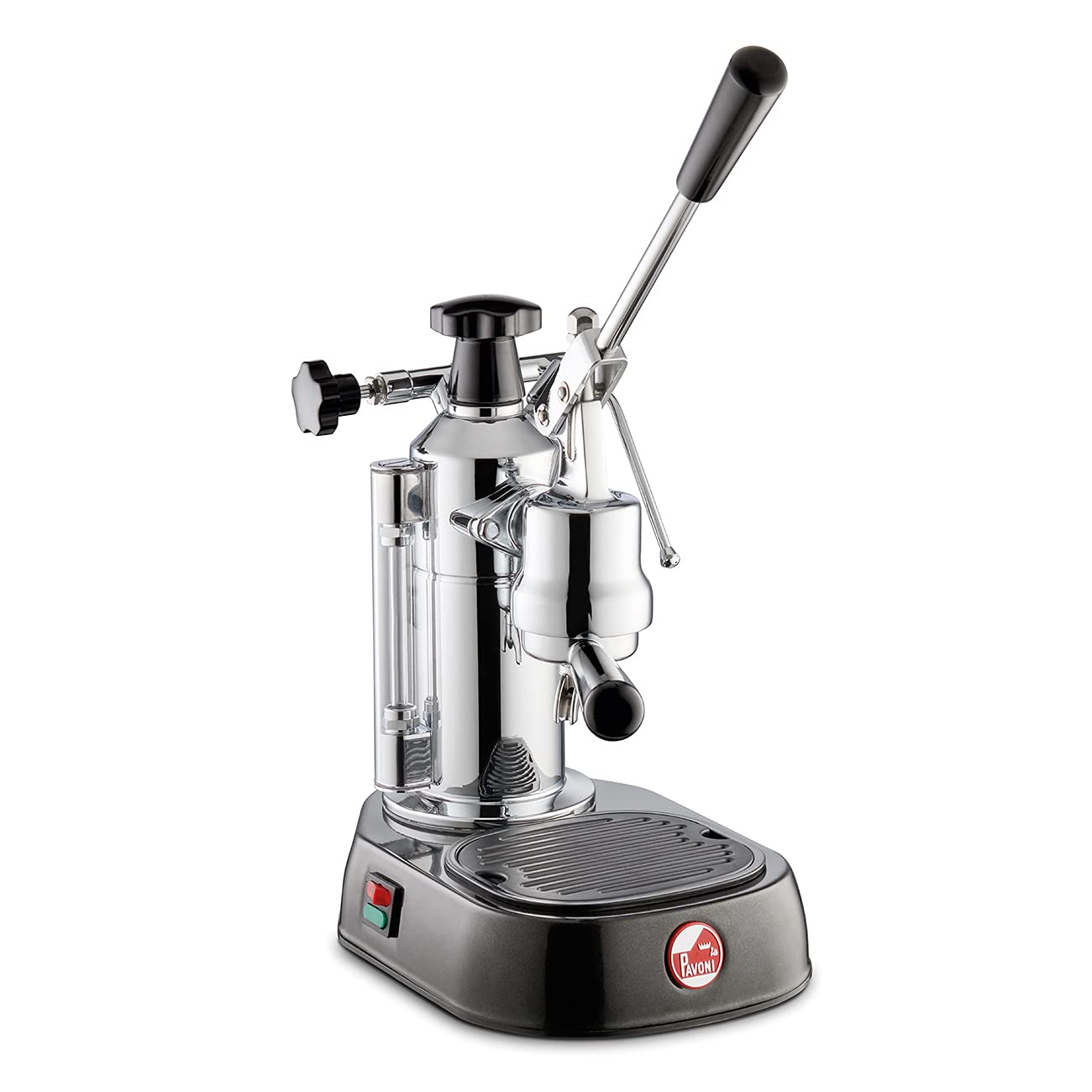 La Pavoni EPBB-8 Europiccola 8カップ レバースタイル エスプレッソマシン ブラックベース