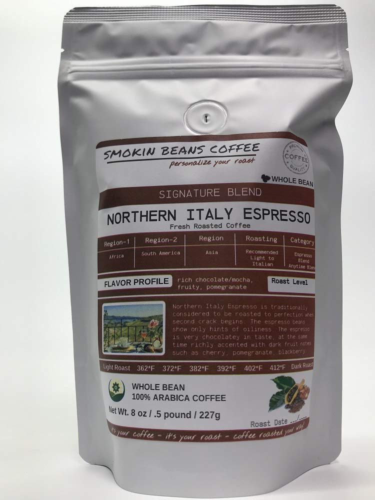 7 Espresso Blends Combo Bean Box (Fresh Roasted Coffee) 7 bags 8oz each roasted-to-order daily various roasts whole bean we can grind, provide lighter or darker roast upon request message at checkout