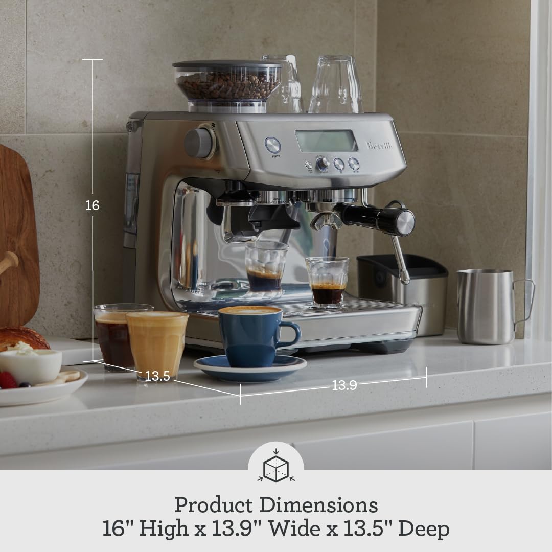 Breville Barista Pro Espresso Machine BES878DBL, Damson Blue