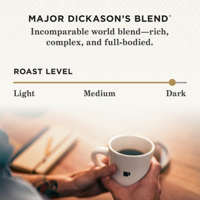 Peet's Coffee, dunkel gerösteter Kaffee aus ganzen Bohnen – Major Dickason's Blend, 18-Unzen-Beutel