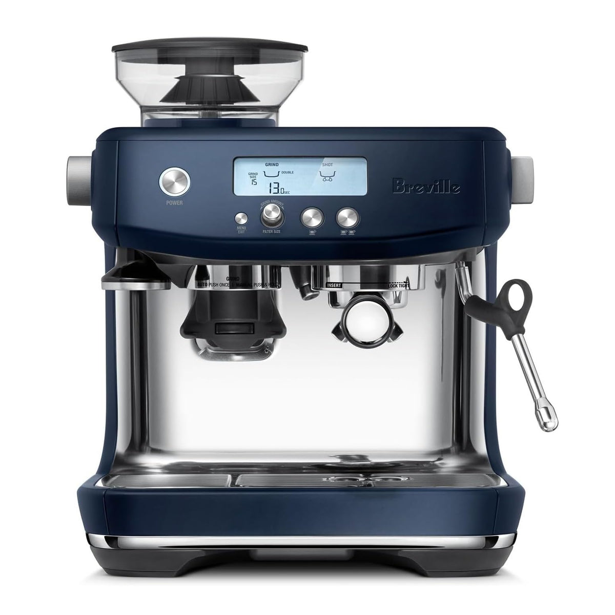 Breville Barista Pro Espressomaschine BES878DBL, Damson Blue