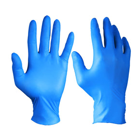 PEIPU Nitrile Gloves Disposable Gloves (Medium, 100-Count), 4 Mil,Powder Free, Cleaning Service Gloves, Latex Free