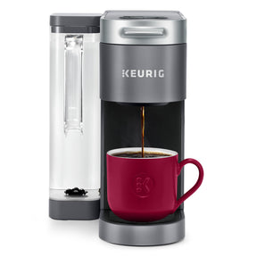 Keurig K-Supreme Single Serve K-Cup Pad Kaffeemaschine, MultiStream-Technologie, 4 Brühgrößen, 66oz abnehmbarer Wasserbehälter mit zwei Positionen, grau