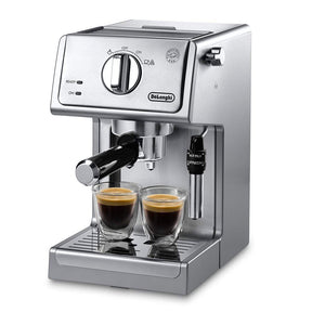 De'Longhi 15 Bar Pump Espresso- und Cappuccinomaschine mit hochwertigem, verstellbarem Milchaufschäumer, Edelstahl, ECP3630