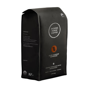 Kicking Horse Coffee, Cliff Hanger Espresso, mittlere Röstung, ganze Bohne, 2,2 Pfund – zertifiziert biologisch, Fairtrade, 35,2 Unzen