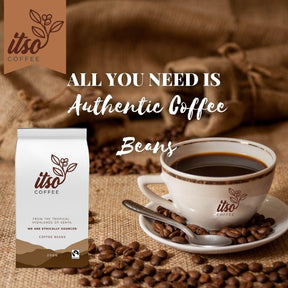 Premium Kenyan Medium Roast Coffee Beans | 100% Arabica AA Specialty Roasted | Whole Bean Peak Natural Flavor | 250g Bag