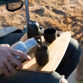 WACACO Minipresso GR, tragbare Espressomaschine, kompatibler gemahlener Kaffee, Kaffeezubereitung von Hand, Reise-Gadgets, manuell bedienbar, perfekt fürs Camping