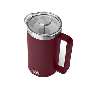 YETI Rambler 34 oz. French Press Coffee Maker, Wild Vine Red