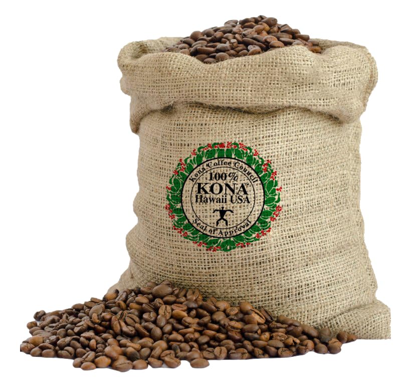 100 % hawaiianischer Kona-Kaffee – ganze Bohne – mittlere Röstung – 1 Pfund (16 Unzen) – frisch vom Bauernhof – private Reserve – angebaut und verpackt auf der Big Island von Hawaii – Keokea Coffee Co.