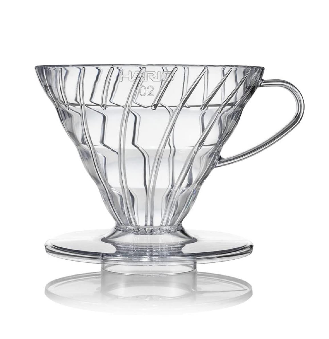 Hario V60 Plastic Coffee Dripper, 02, Clear