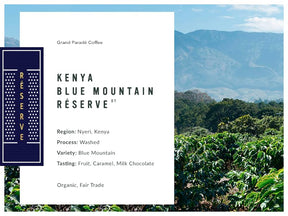 Grand Parade Coffee, 5 Pfund ungeröstete grüne Kaffeebohnen aus Bio-Kenia Blue Mountain, 100 % Prime Grade 1, Spezial-Arabica – Fair Trade Single Origin