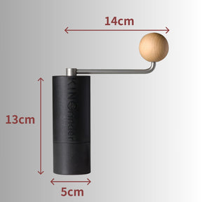 【Famous KOL Recommended】KINGrinder P2 Lightweight Manual Hand Coffee Grinder for Moka pot, French Press, Drip with Assembly Consistency Stainless Steel Conical Burr Mill, 20g Capacity