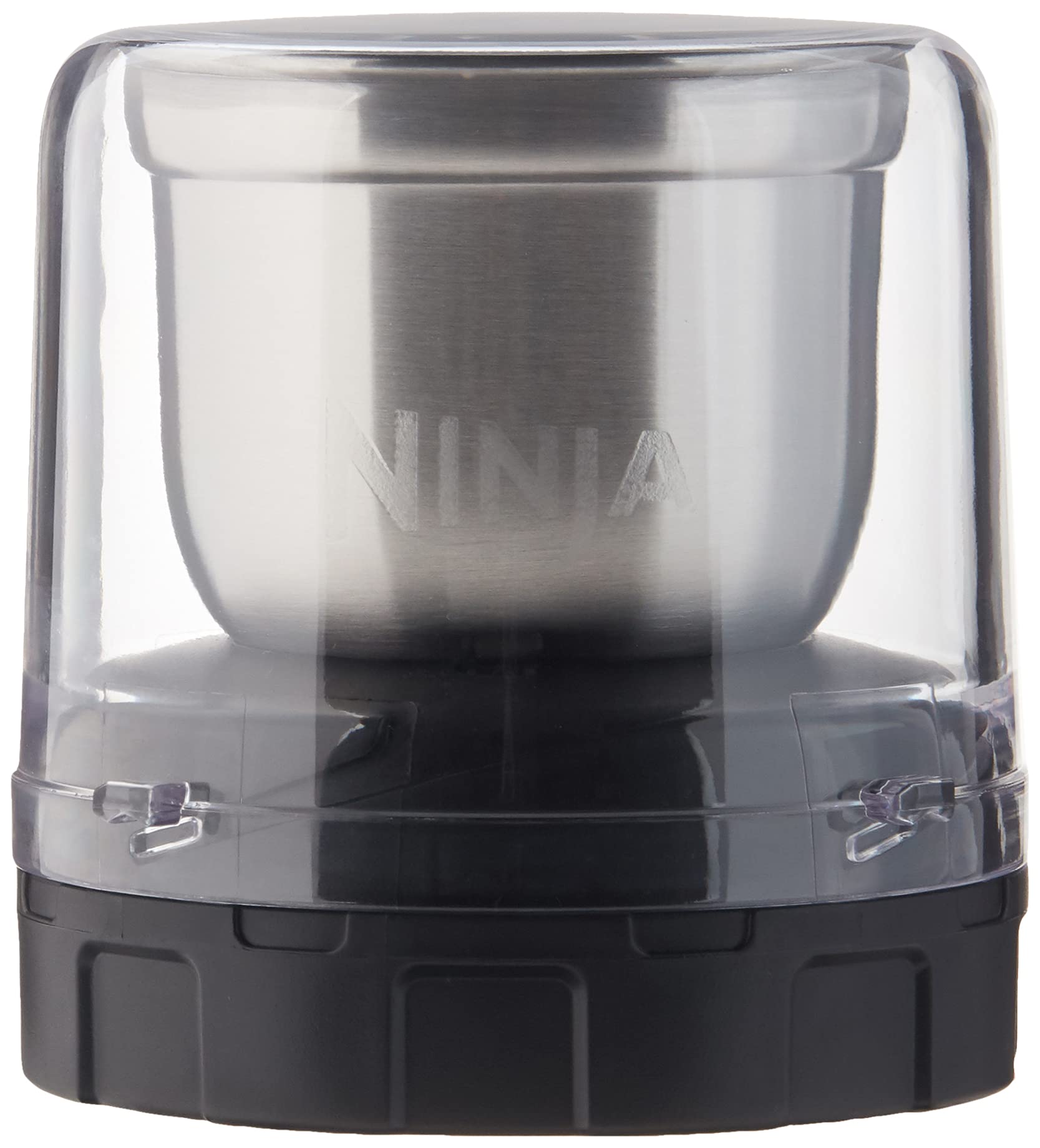 Ninja XSKGRINDER Foodi Coffee and Spice Grinder, Compact, Pulverize Through Tough Spices, 12-Tbsp. Capacity, Stainless Steel and Black