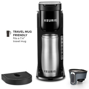 Keurig K-Express Einzelportions-K-Cup-Pad-Kaffeemaschine, 3 Brühgrößen, Stark-Taste, abnehmbarer 42-oz-Behälter, schwarz