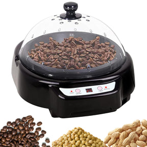 ZHIBIMOI Electric Coffee Roaster, 1200W Coffee Beans Roaster with Smart Timer, 500g Automatic Coffee Beans Roasting Machine, Homemade Baking Machine for Cafe Shop Restaurant Home Office