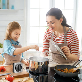 Kitchen Timers for Cooking, Chef Cooking Timer Clock with Loud Alarm,100% Mechanical Desk Timer - No Batteries Required - Magnetic Backing, Exquisite Stainless Steel Body - Countdown Reminder Magnetic